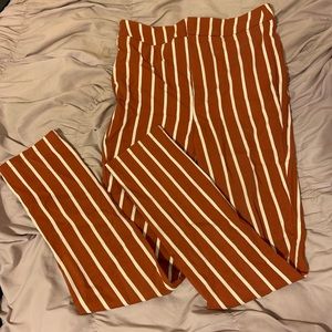 forever 21 striped pants